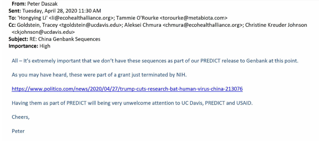 Daszak email UC Davis prod 4 combined China GenBank sequences pdf 1024x454 1