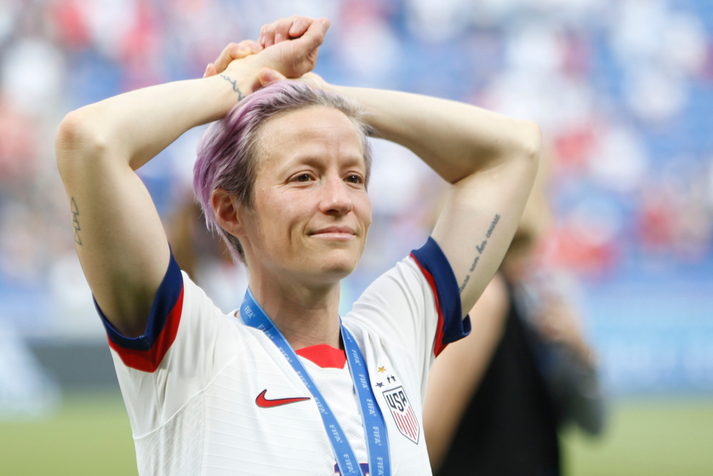 Megan Rapinoe shutterstock 1445043737