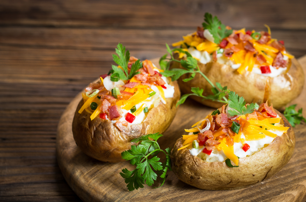 Looking for Something Different? Whip Up A Baked Potato Bar for Cool Autumn Night