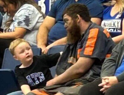 WOW: Heartwarming Photo Of Coal Miner Dad Taking Son To Game Goes Viral, Coach Responds In Amazing Way