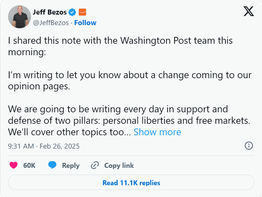 Jeff Bezos wapo post