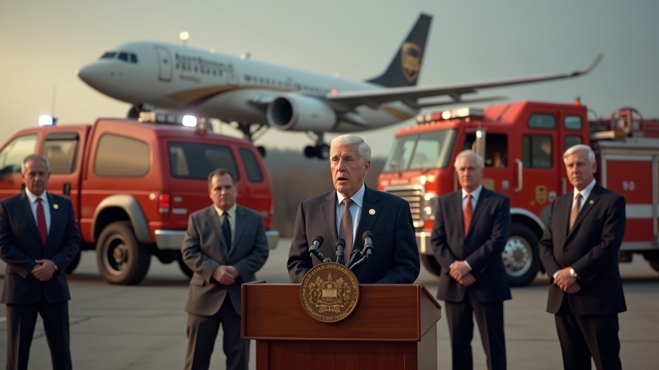 BREAKING: Fiery UPS Plane Crash in Louisville Leaves Nine Dead, State of Emergency Declared