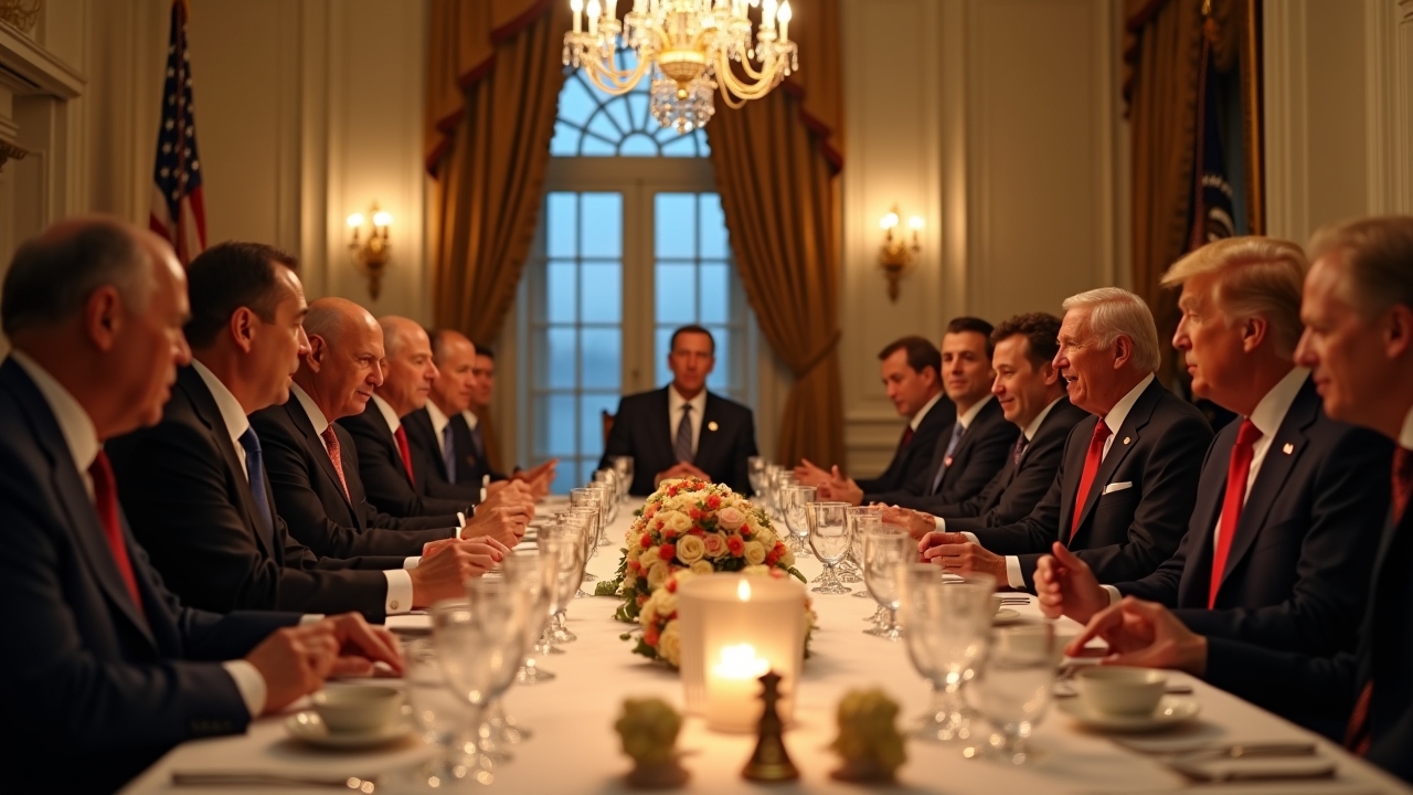 NEW: Elon Musk Spotted at Trump’s State Dinner for Saudi Crown Prince