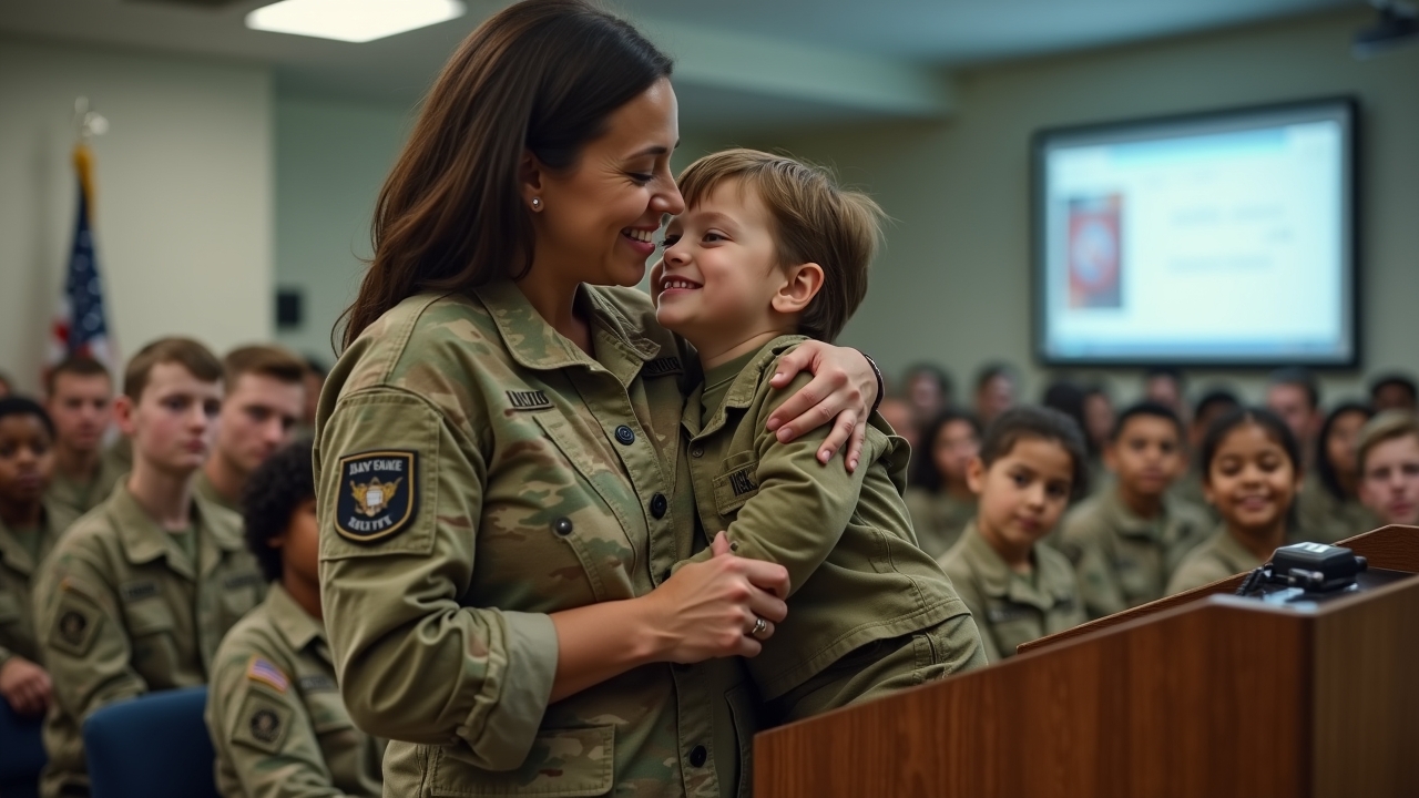 Melania Trump’s Heartwarming Moment With Shy Boy Captured At Lejeune Visit