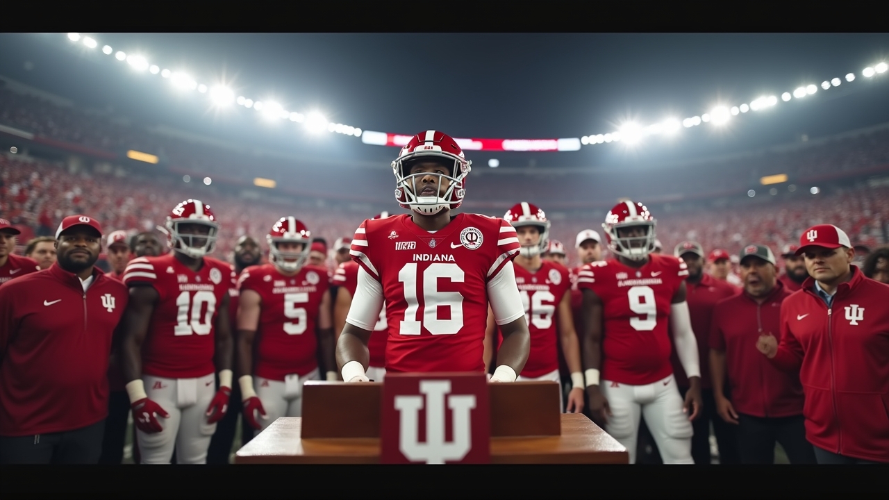 INDIANA UPSETS No. 1 OHIO STATE, CLAIMS FIRST BIG TEN TITLE SINCE 1967