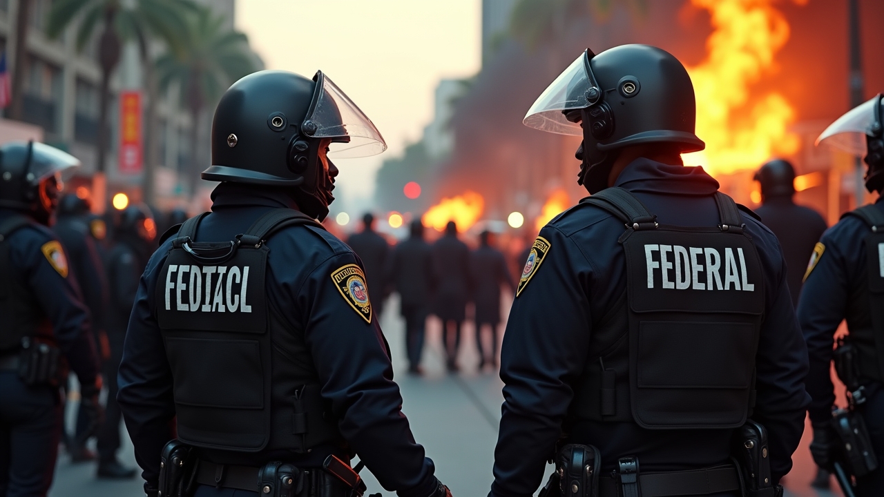 BREAKING: Los Angeles Descends Into Chaos As Federal Agents Targeted In Riots