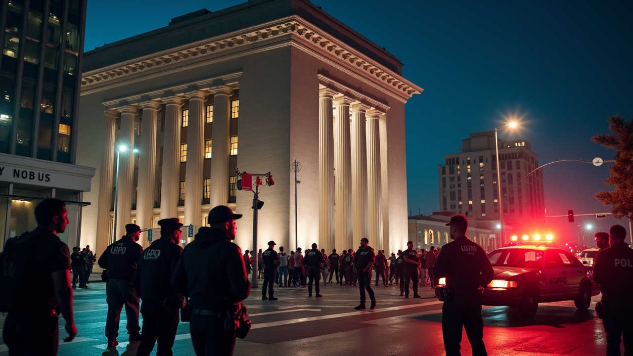 BREAKING: Chaos Unleashed At Los Angeles Federal Building Amid Immigration Fury