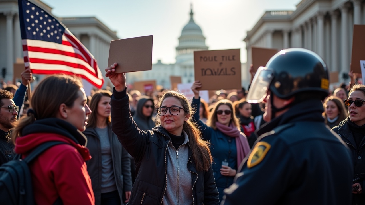 New Pro-Palestinian Protesters Clash With Police Outside Congress Amid Fiery Rhetoric