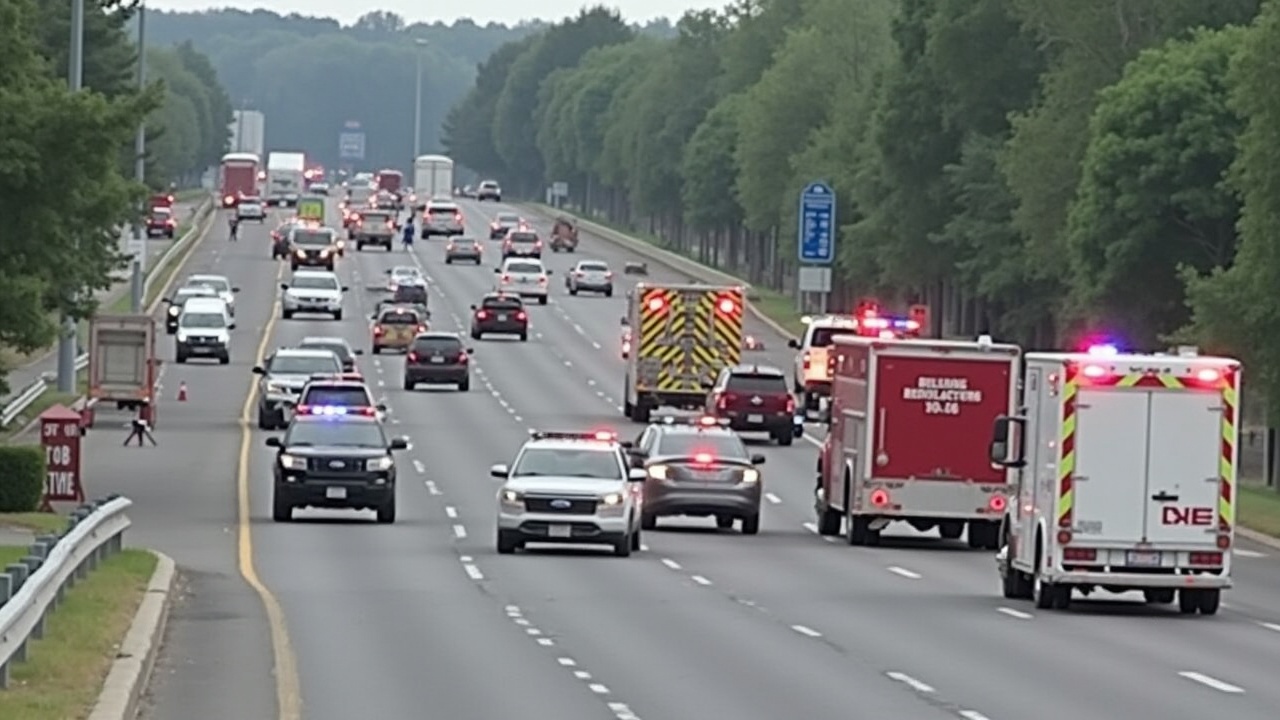 JUST IN: Mass Stabbing on I-495 Leaves 4 Critically Injured, Suspect Down