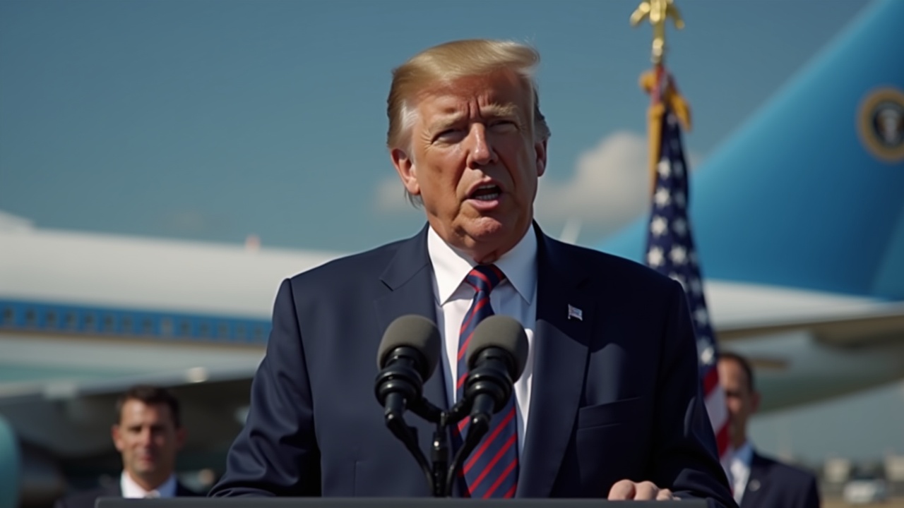 JUST IN: Air Force One Returns To Base After Electrical Issue Mid-Flight