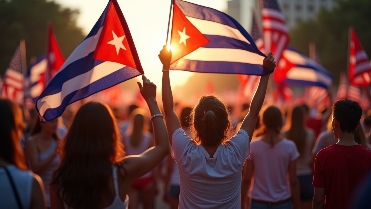 JUST IN: Houston Sees Massive ‘Free Cuba’ Caravan As Migrants Demand Change