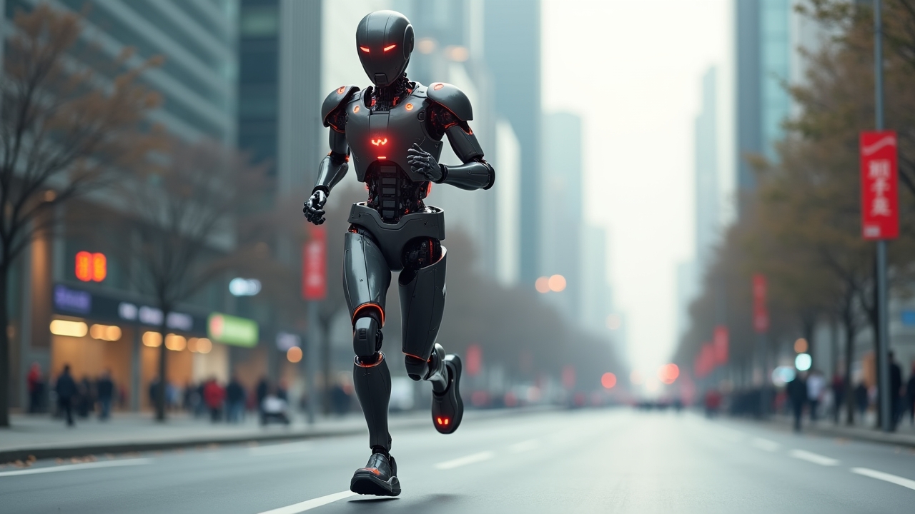 NEW: Chinese Humanoid Robot Shatters Half Marathon Record, Finishes In 50 Mins