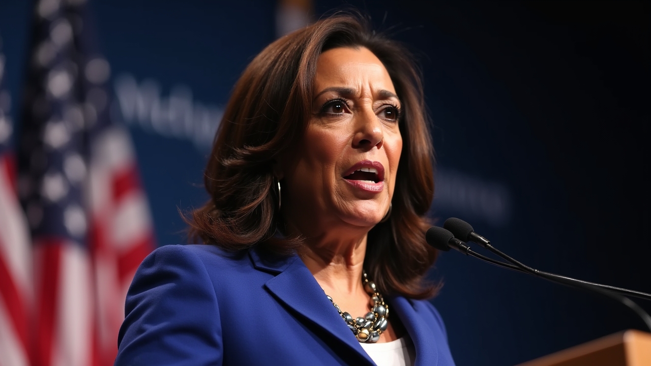 Kamala Cowers As She Trashes Trump In Hilarious ‘Mob Boss’ Impersonation