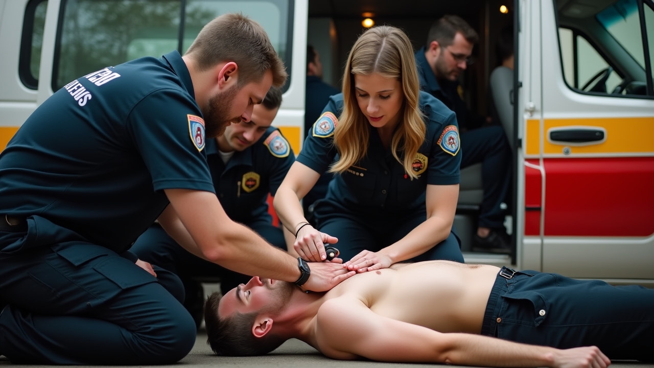 EMT Instructor Suffers Heart Attack During Training… Students Prove Their Skills!