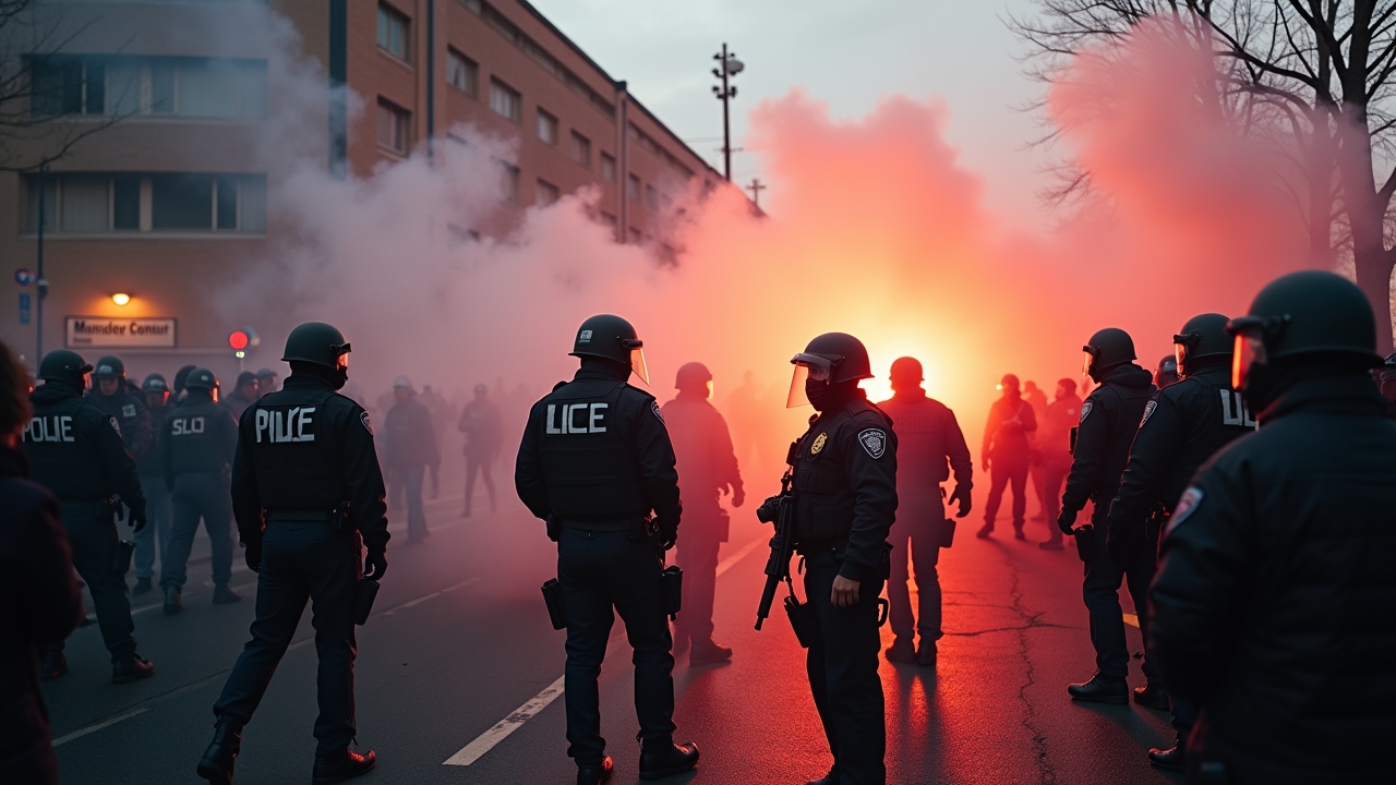 JUST IN: Chaos Erupts Outside Newark ICE Facility As Protests Turn Violent