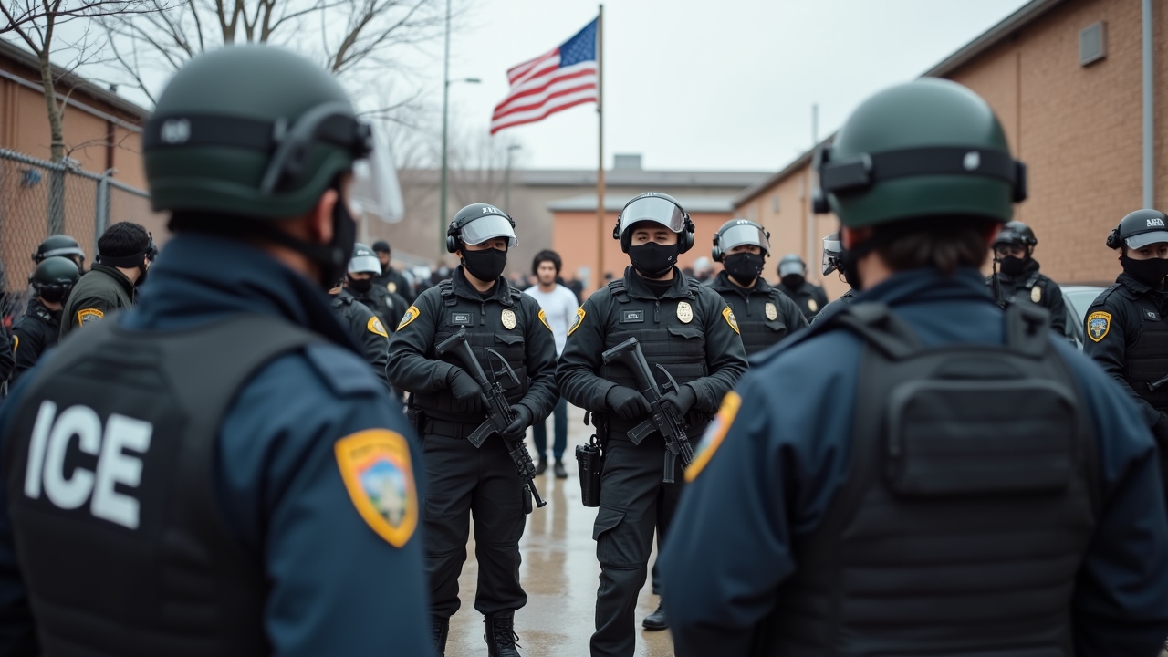 BREAKING: Federal Officers Clash With Protesters Outside Newark Immigrant Facility