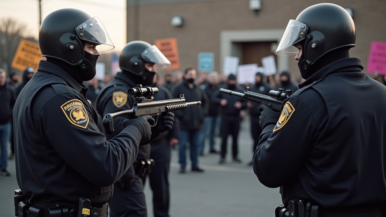 BREAKING: Tensions Erupt As Police Deploy Force Against Anti-ICE Protesters