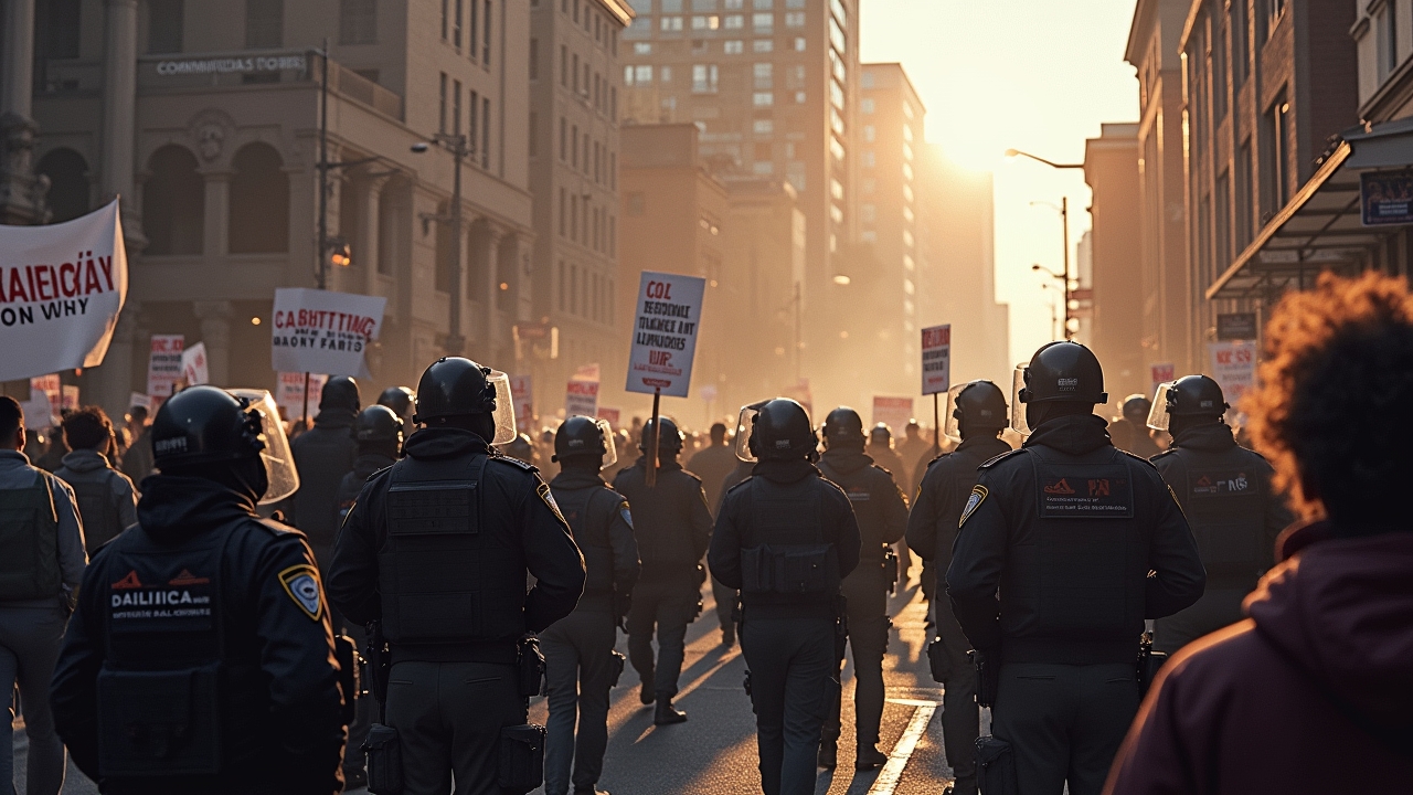 JUST IN: Dramatic Clash Erupts Outside Newark Detention Center Amid Protester Fury
