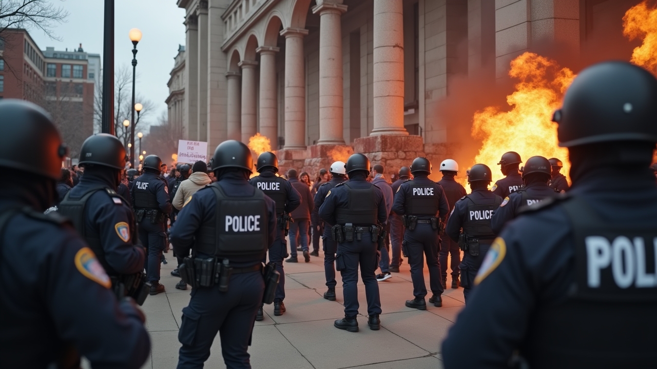 BREAKING: Protests Turn Violent Outside ICE Facility In Newark As Tensions Escalate