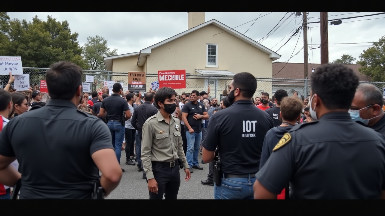 NEW: Tensions Soar As Protesters Clash With ICE Outside New Jersey Facility
