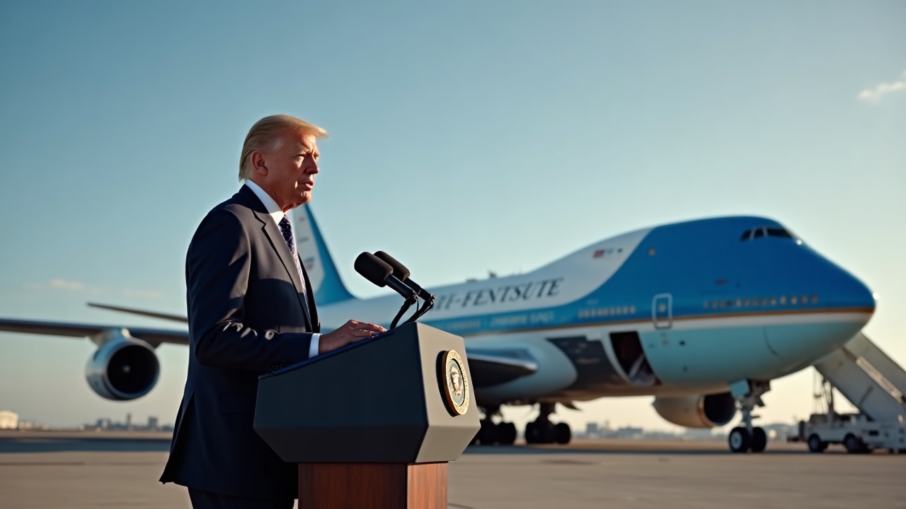 NEW: Trump Unveils Dazzling Redesign Of Air Force One, Ignites National Pride