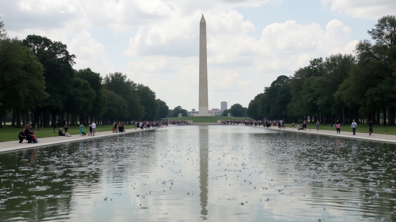 Trump Calls For Harsh Penalties As Vandalism Shakes Lincoln Memorial Pool